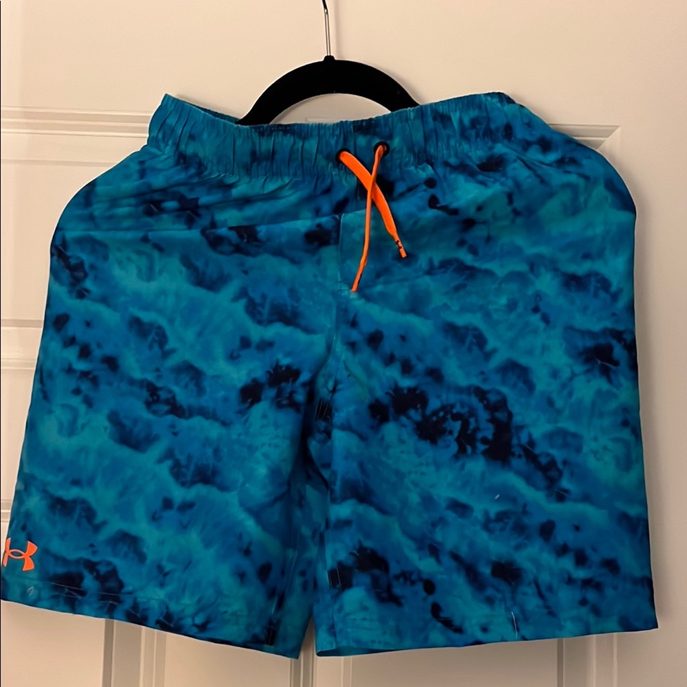 Under Armour Blue Tie-Dye Shorts